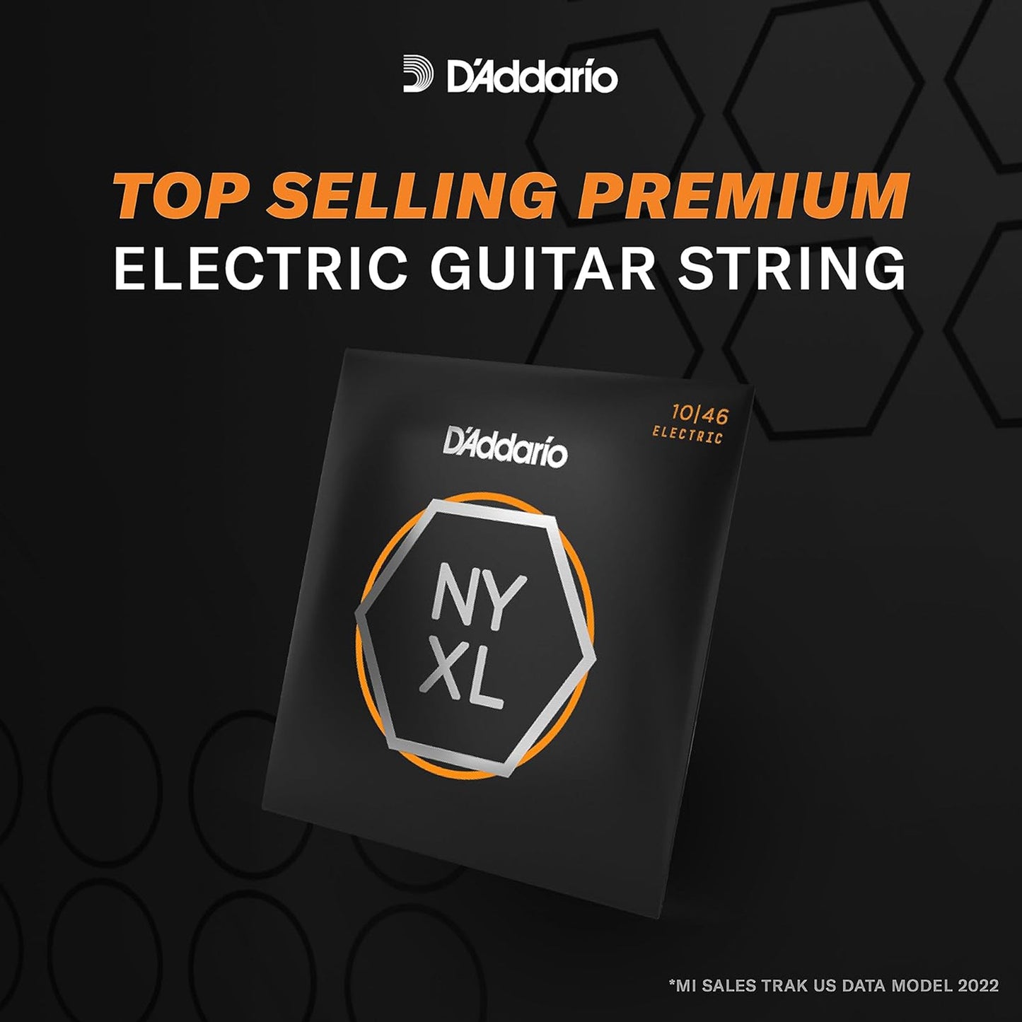 D'Addario NYXL45130 NYXL 5-String Bass Guitar Strings 45-130
