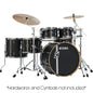 TAMA ML62HZBN2-FBV – Superstar Hyper-Drive 6PC Shell Pack | Flat Black