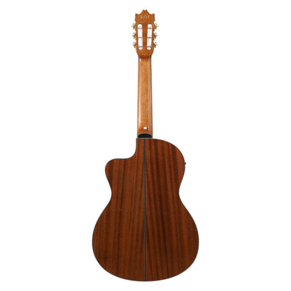 Ibanez GA6CE-AM GA Series Cutaway Classical Acoustic Electric Guitar | Spruce Top | Sapele Back & Sides | Purpleheart Fretboard | Amber High Gloss