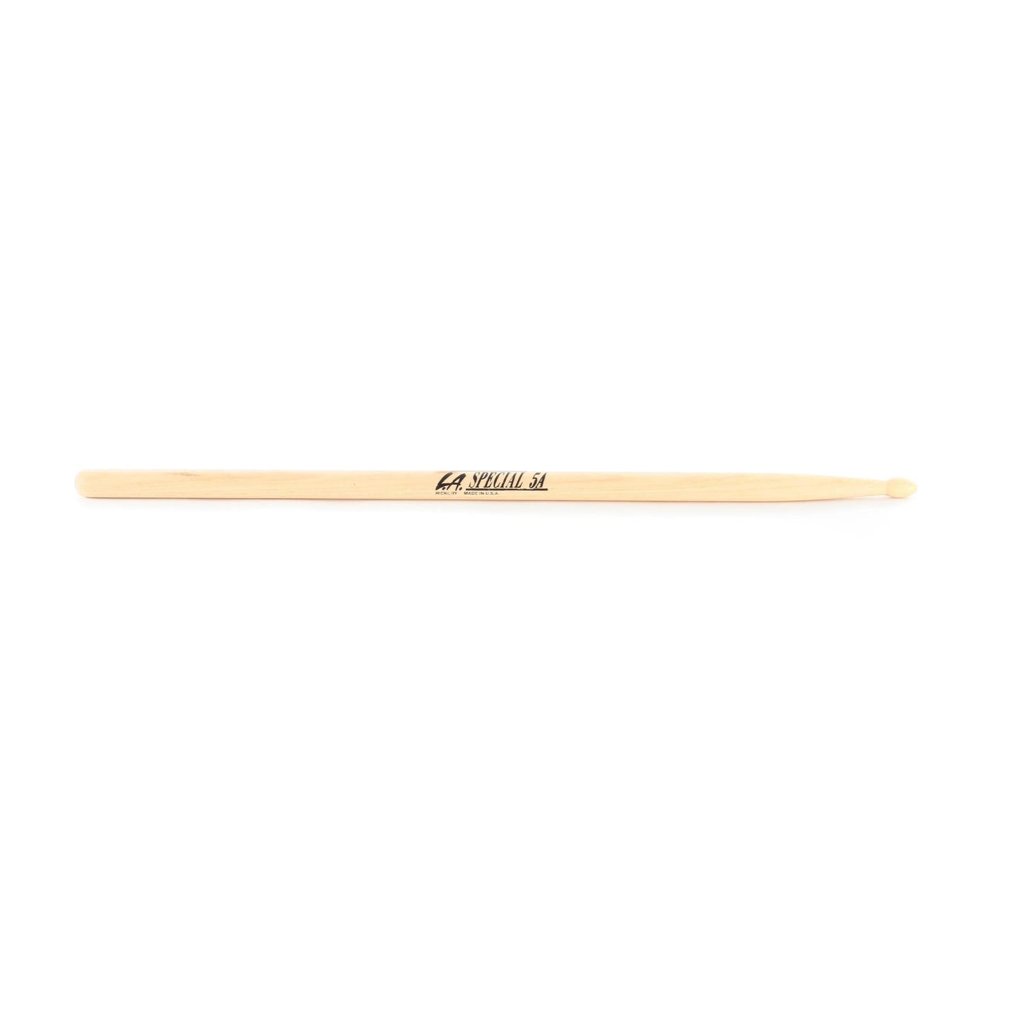 Promark LA5AW LA Special 5A Hickory Drumsticks | Wood Oval Tip | Natural Wood Finish