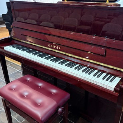 Kawai K-300 Upright Piano With Bench | Mahogany Polish