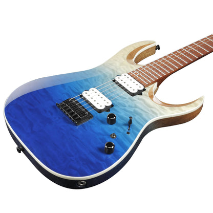 Ibanez RGA42HPQM-BIG Electric Guitar | Blue Iceberg Gradation