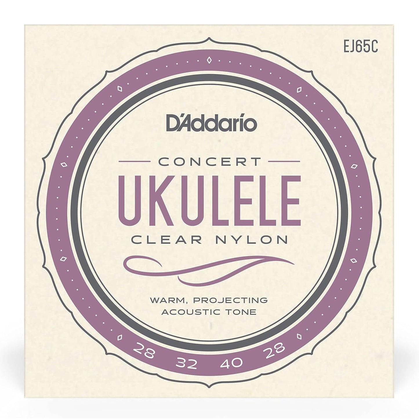 D'Addario EJ65C Pro-Arté Nylon Concert Ukulele Strings GCEA