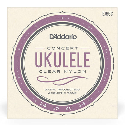 D'Addario EJ65C Pro-Arté Nylon Concert Ukulele Strings GCEA