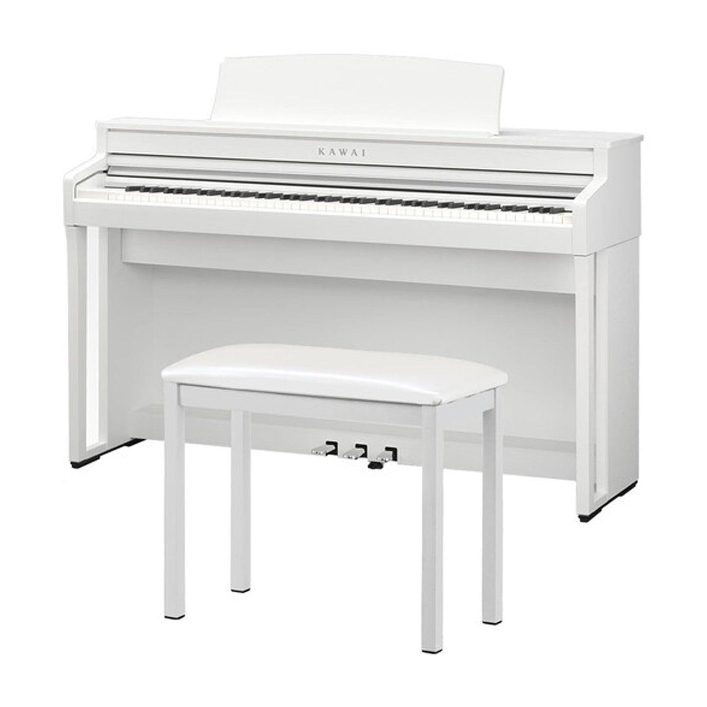 Kawai CA59W Digital Home Piano With Bench | Premium Satin White