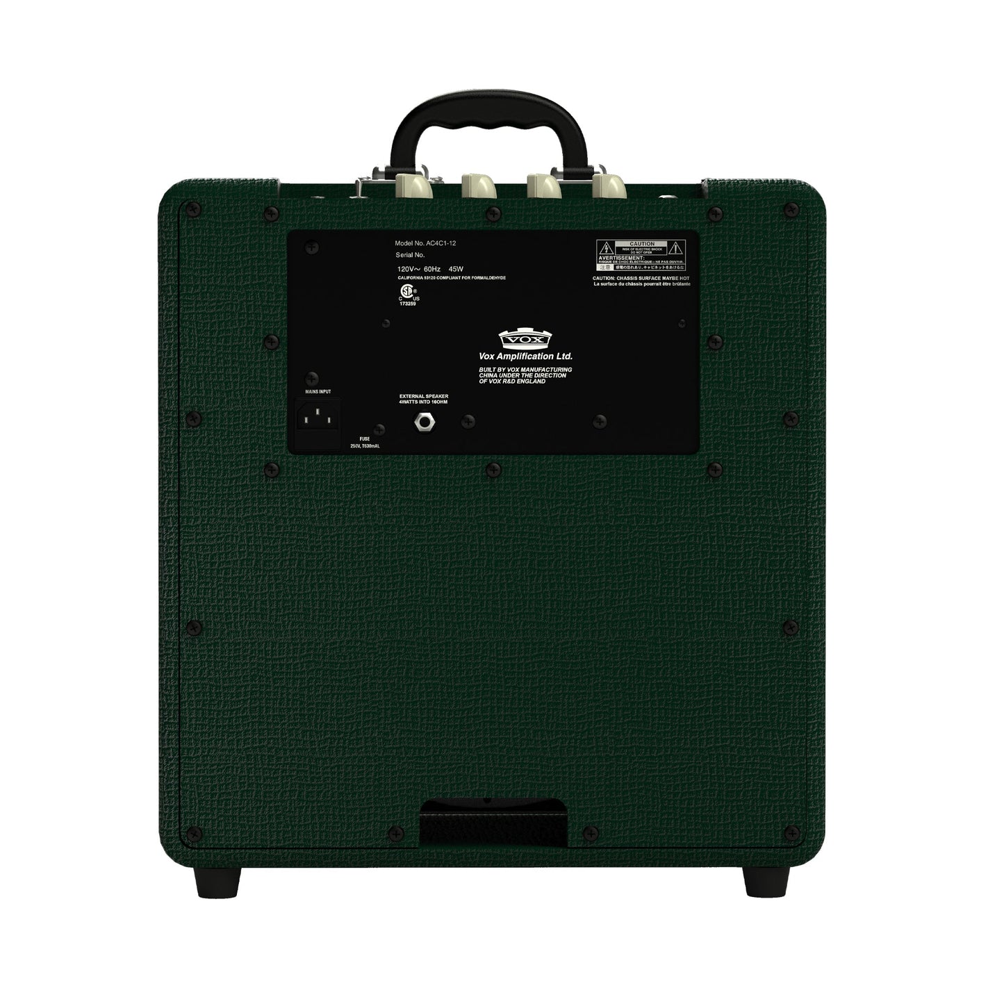 VOX AC4C1-12-BRG2 Guitar Combo Amp | British Racing Green