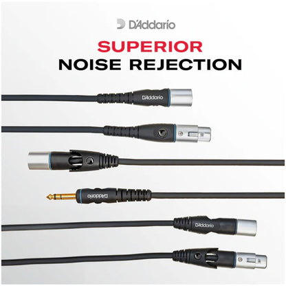 D'Addario PW-M-10 Custom Series XLR Microphone Cable 10ft