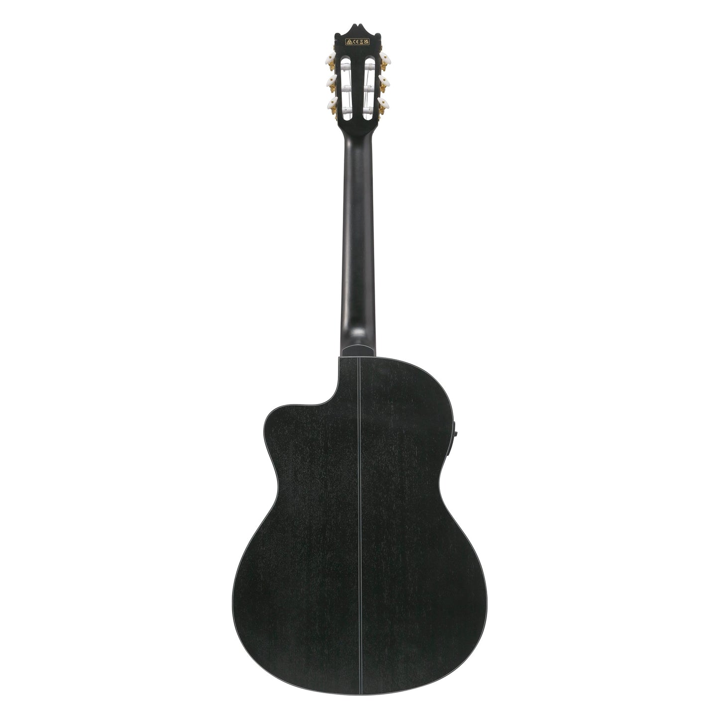 Ibanez GA5MHTCE-WK - Classical Acoustic Electric Guitar | Weathered Black Open Pore