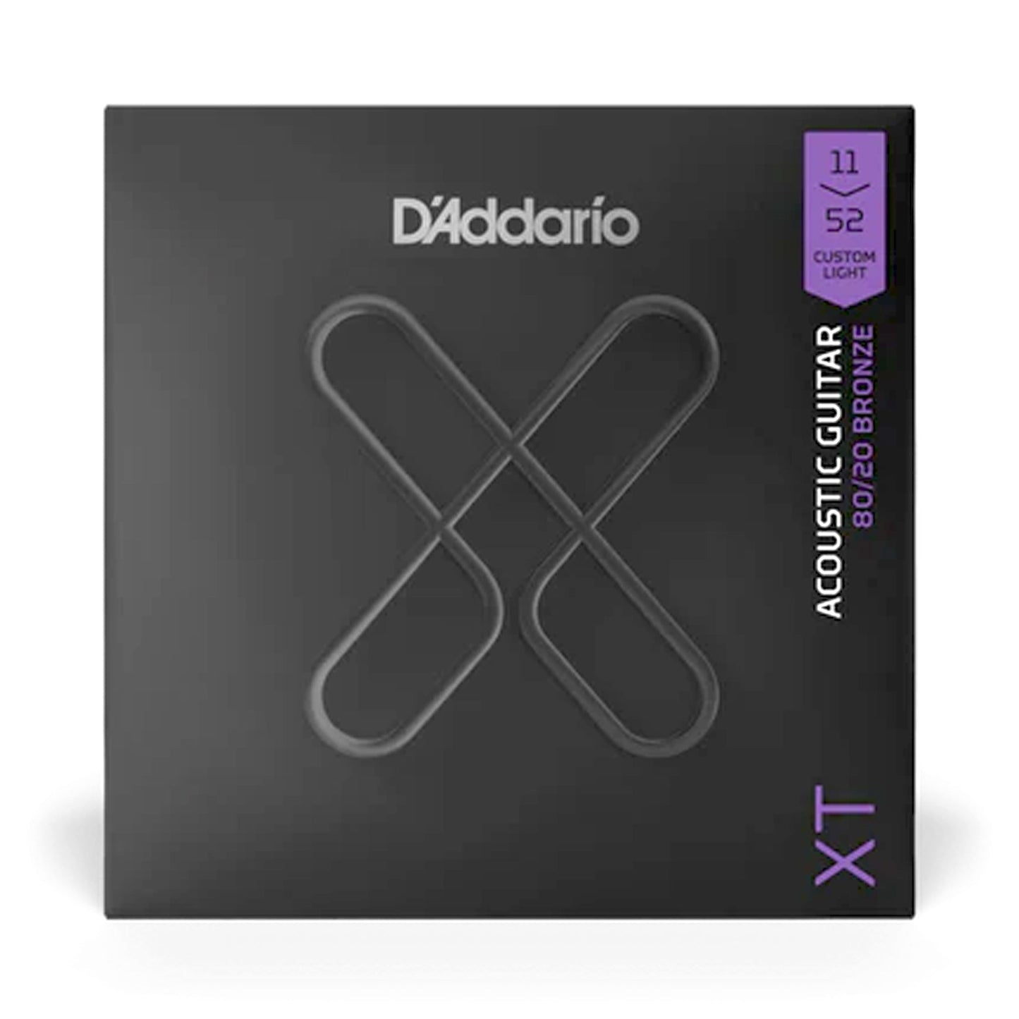 D'Addario XTABR1152 XT 80/20 Bronze Coated Acoustic Strings 11-52 
________________________________________