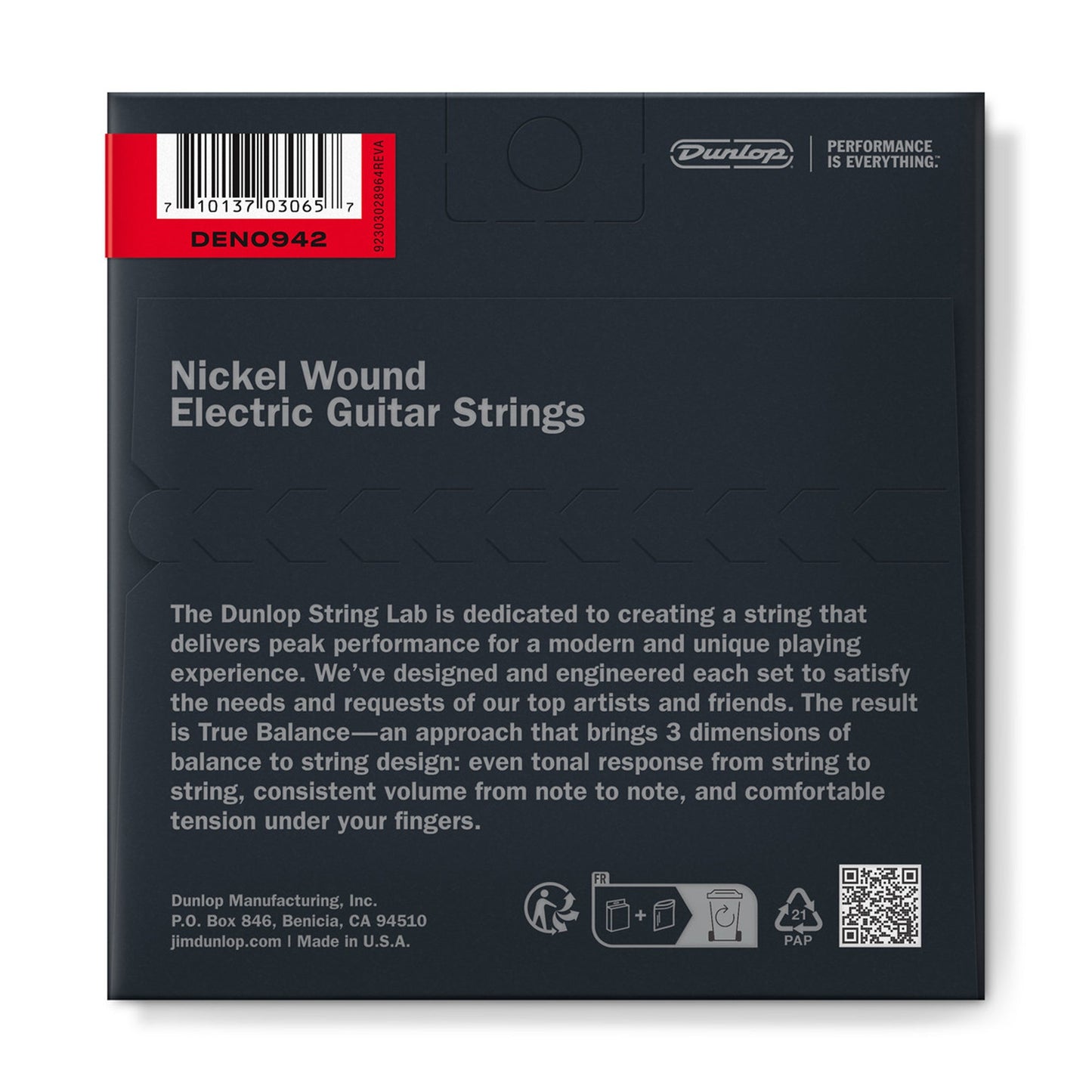 Dunlop DEN0942 Electric Guitar Strings 09-42