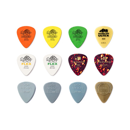 Dunlop PVP112 Acoustic Pick Variety Pack 12-Pack