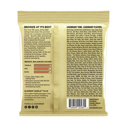 Ernie Ball P02006 Earthwood Extra Light Acoustic Strings 10-50