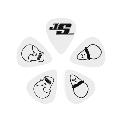 D'ADDARIO 1CWH4-10JS Joe Satriani Signature Guitar Picks White Medium 10-Pack