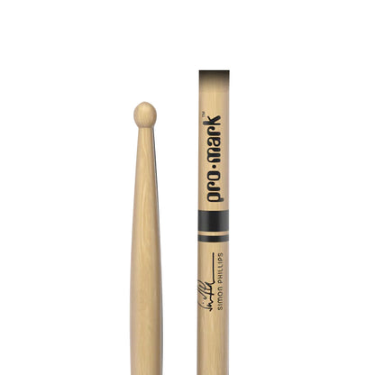 Promark TX707W Simon Phillips Signature American Hickory Drumsticks | Long Taper | Wooden