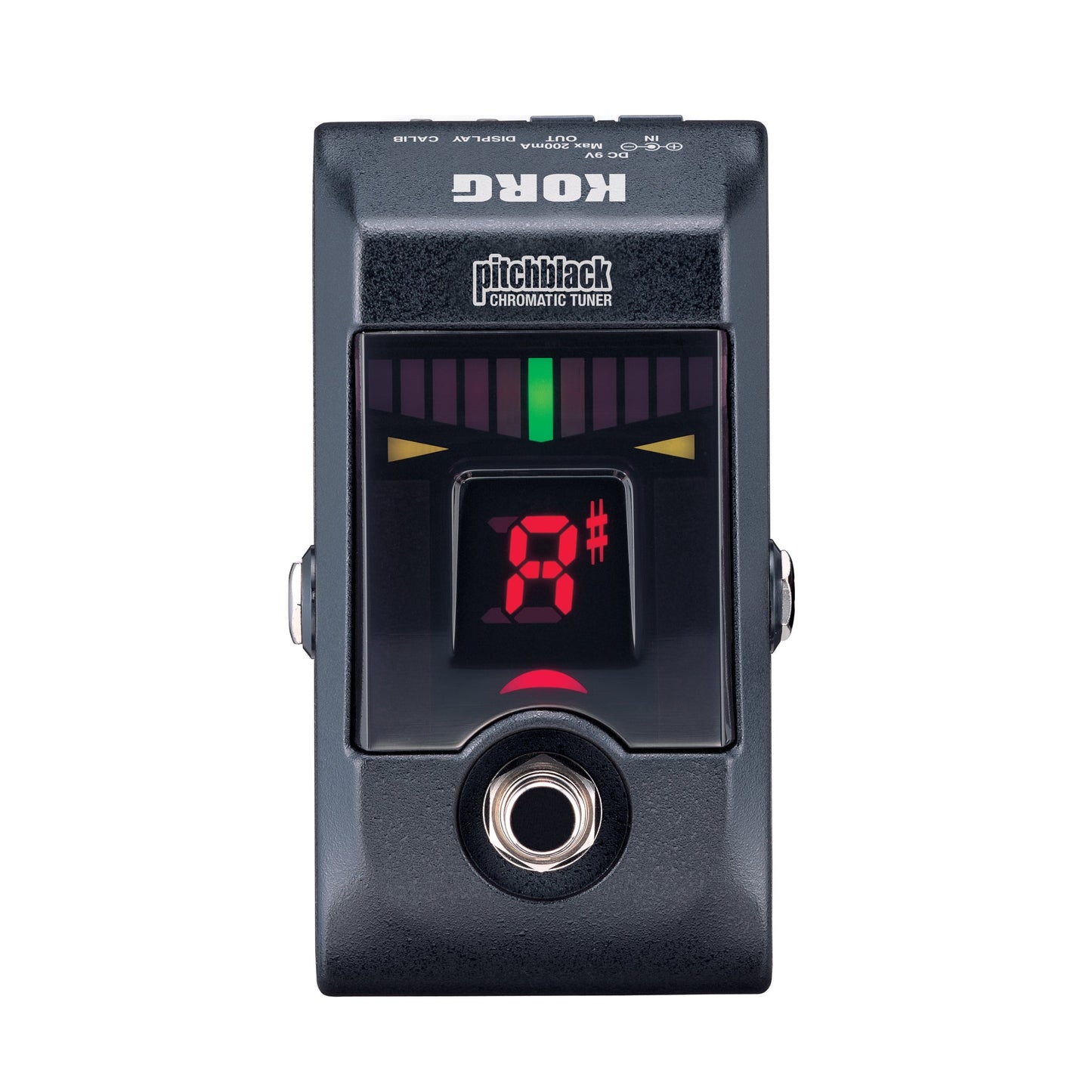 Korg PITCHBLACK PB-01 Compact Pedal Tuner | True Bypass