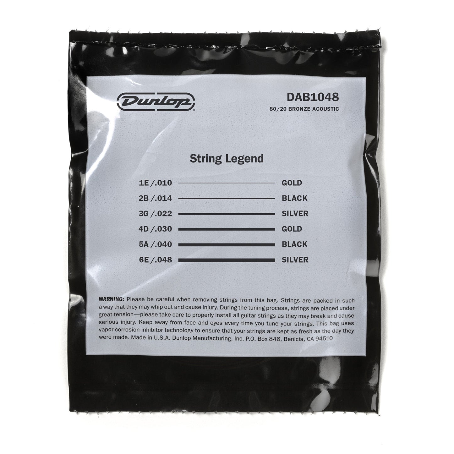 Dunlop DAB1048 Acoustic Guitar Strings 10-48
