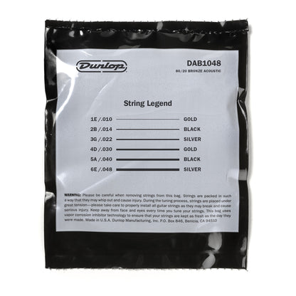 Dunlop DAB1048 Acoustic Guitar Strings 10-48