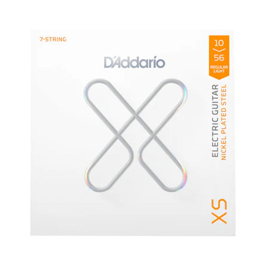 D'Addario XSE1056 XS Nickel Coated 7-String Electric Guitar Strings