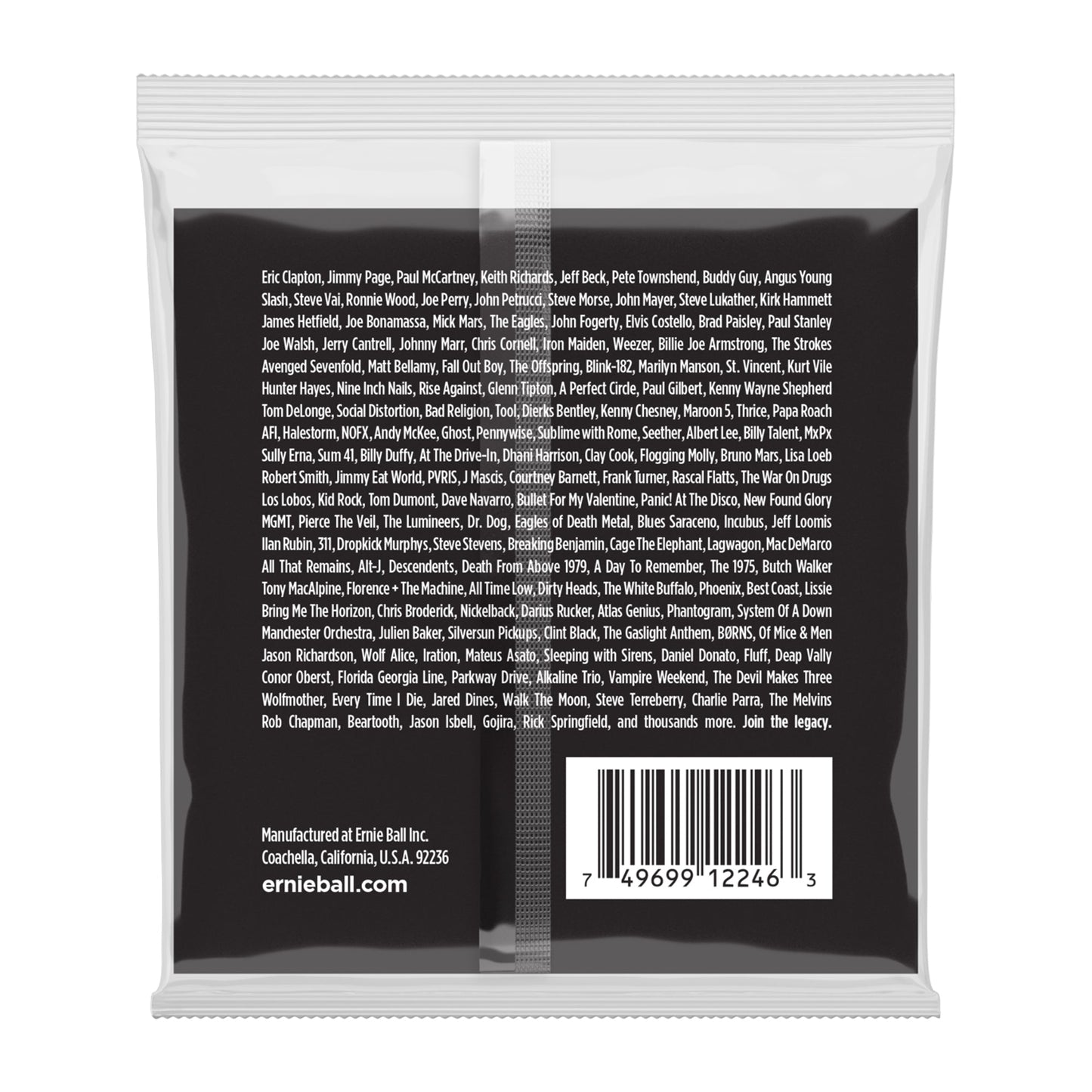 Ernie Ball P02246 Regular Slinky Stainless Steel Wound Electric Strings 10-46