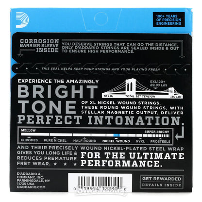 D'Addario EXL120+ XL Nickel Electric Guitar Strings Super Light Plus
