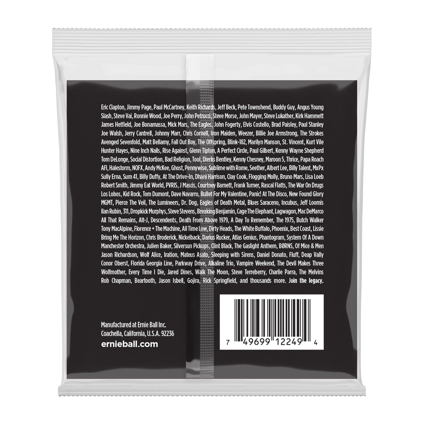 Ernie Ball P02249 Extra Slinky Stainless Steel Wound Electric Strings 8-38