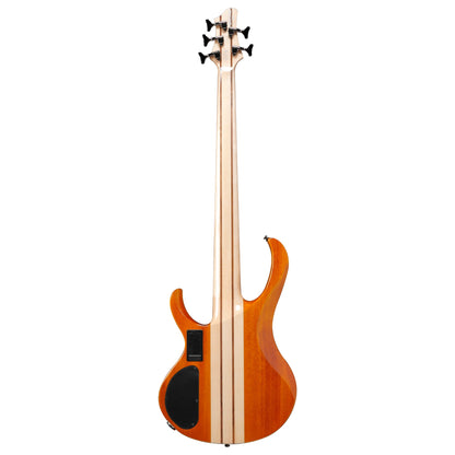 Ibanez BTB845-CBL 5-String Bass Guitar | Cerulean Blue Burst Low Gloss