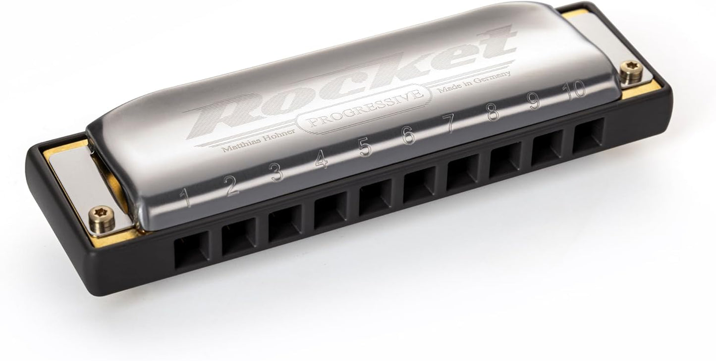 Hohner Rocket – Diatonic Harmonica | Key G Major | Grey