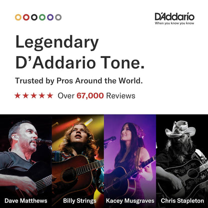 D'Addario EJ15 Phosphor Bronze Acoustic Guitar Strings Extra Light