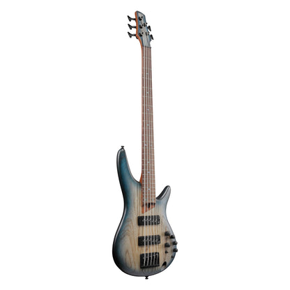 Ibanez SR605E-CTF 5-String Bass Guitar | Cosmic Blue Starburst Flat