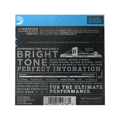 D'Addario EXL120-7 XL Nickel 7-String Electric Guitar Strings 9-54