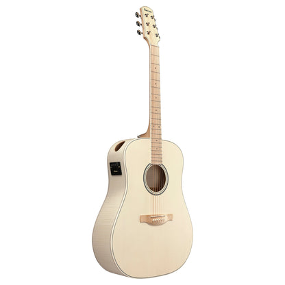 Ibanez AAD77M1E-OAW - Acoustic Electric Guitar | Open Pore Antique White