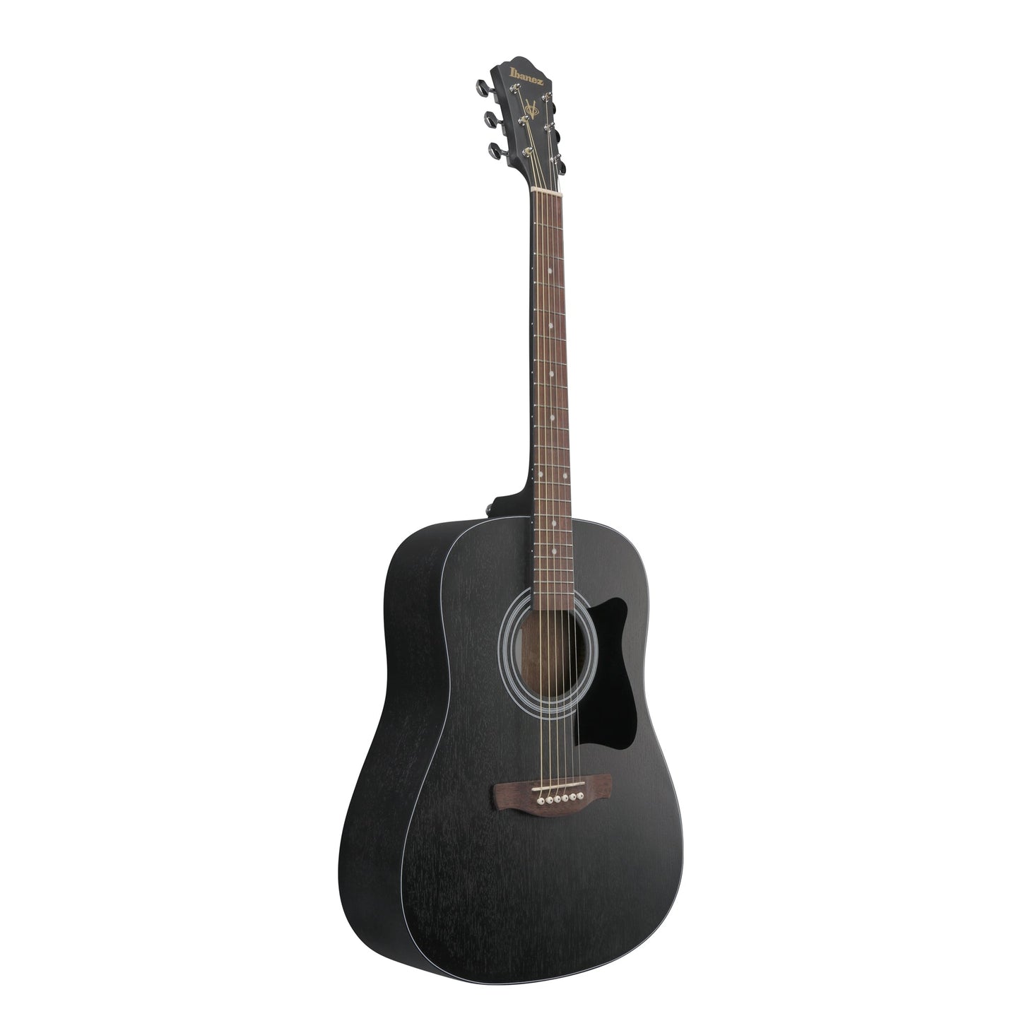 Ibanez V54NJP-WK - Dreadnought Acoustic Guitar | Weathered Black Open Pore