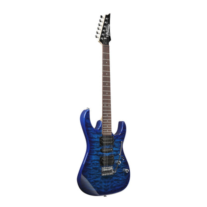 Ibanez GRX70QA-TBB Guitar | Transparent Blue Burst