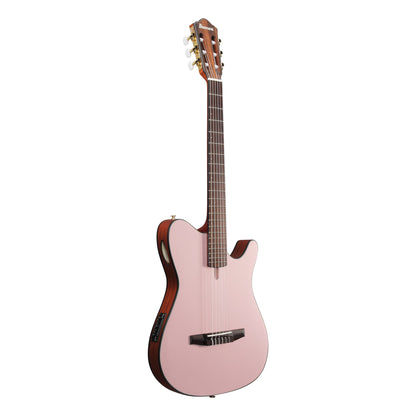 Ibanez FRH10N-RGF Nylon Acoustic Electric Guitar | Rose Gold Metallic Flat