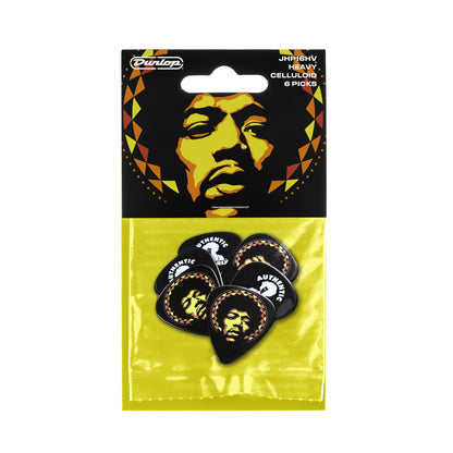 Dunlop JHP16HV Jimi Hendrix Aura Mandala Picks – Heavy