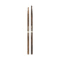 Promark TX7AW-FG Classic 7A FireGrain Flame-Hardened Hickory Drumsticks | Oval Wood Tip | Brown