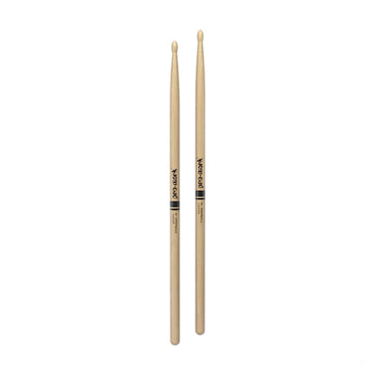 Promark TX7AW Classic Forward Hickory 7A Drumsticks | Oval Wood Tip | Forward Balance | Wooden