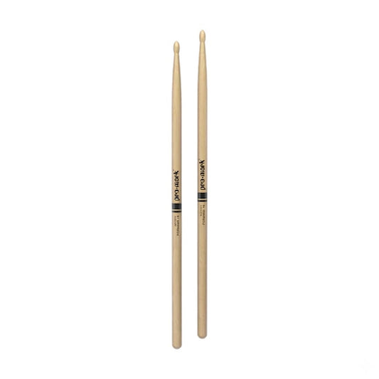 Promark TX7AW Classic Forward Hickory 7A Drumsticks | Oval Wood Tip | Forward Balance | Wooden