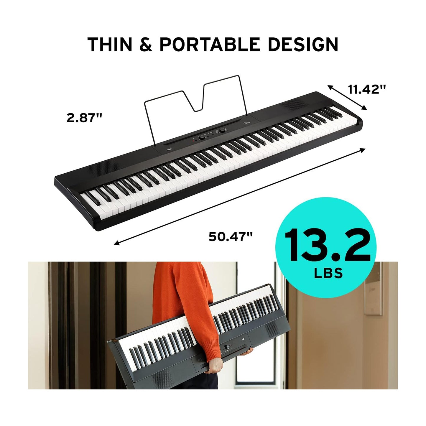 Korg L1 Liano | 88-Key Slim Digital Portable Piano
