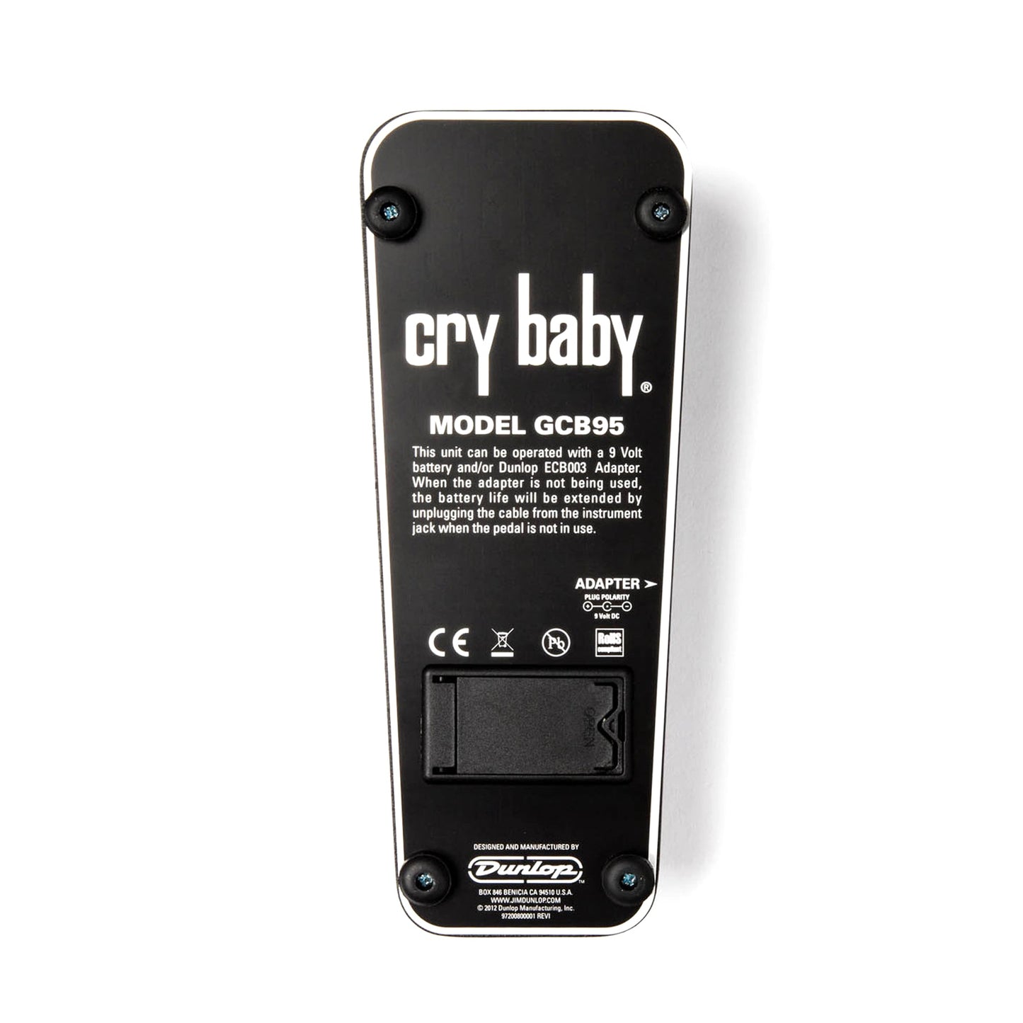 Dunlop GCB95 Cry Baby Standard Wah | Guitar Pedal