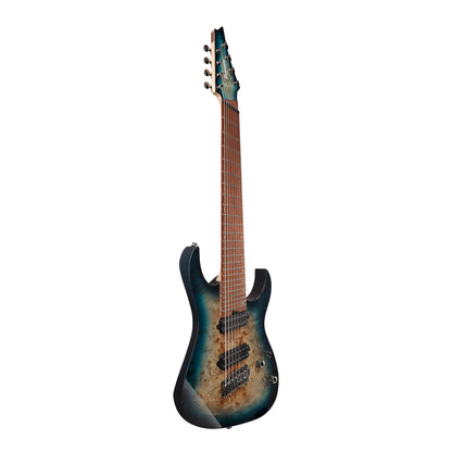 Ibanez RGMS8PB-CBS 8-String Electric Guitar | Cosmic Blue Starburst