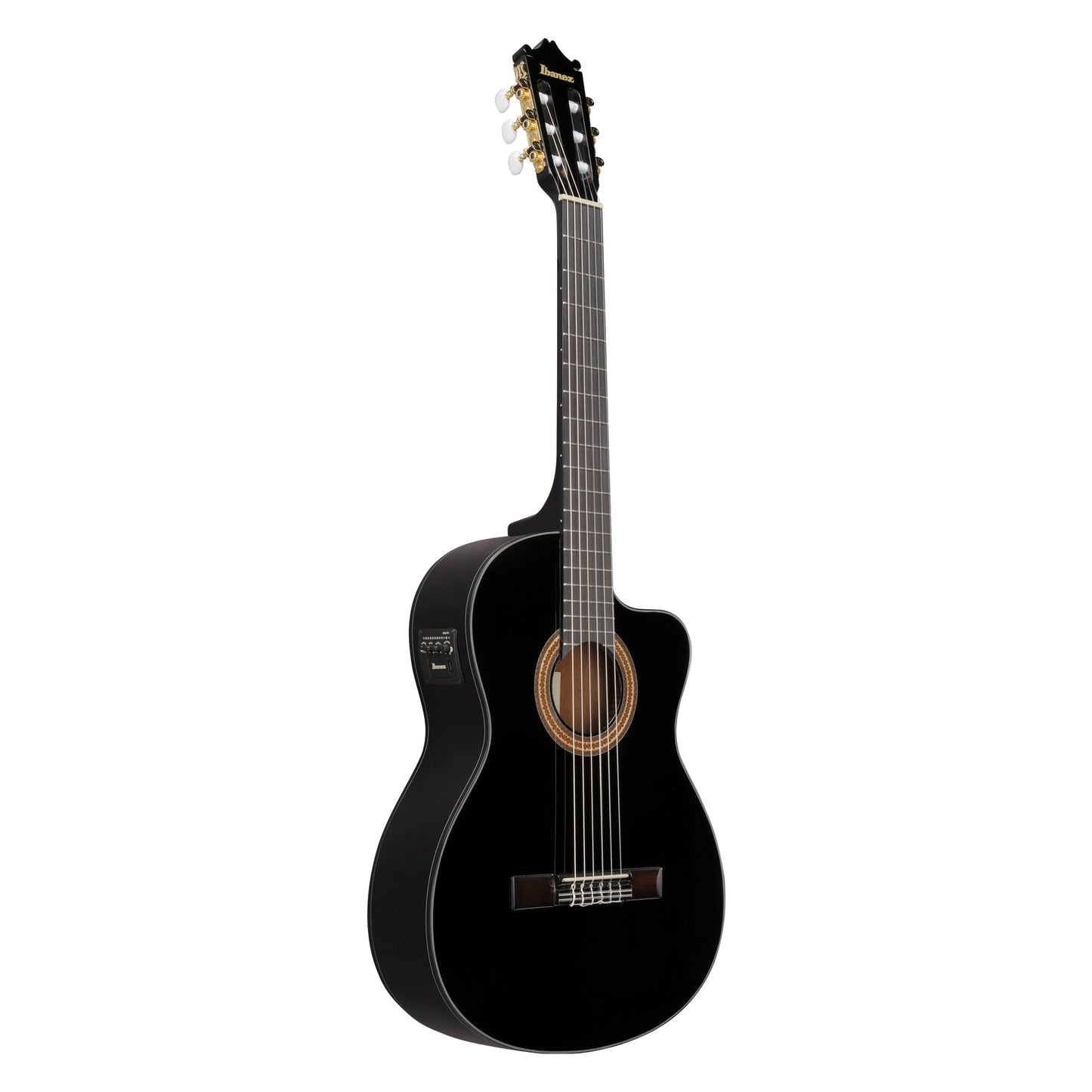 Ibanez GA11CE-BK Classical Electric Guitar | Black High Gloss