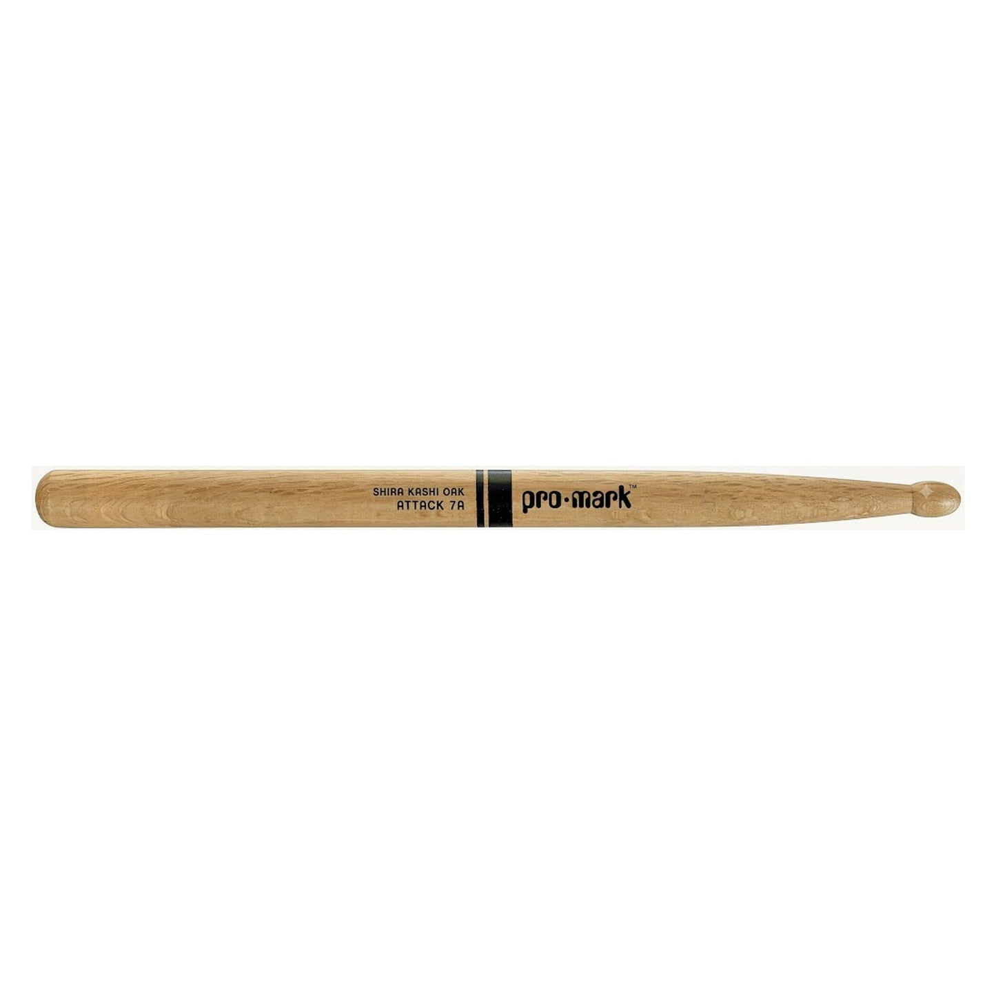 Promark PW5AW Oak 5A Japanese Shira Kashi Oak Drumsticks | Oval Wood Tip | Forward Balance | Wooden