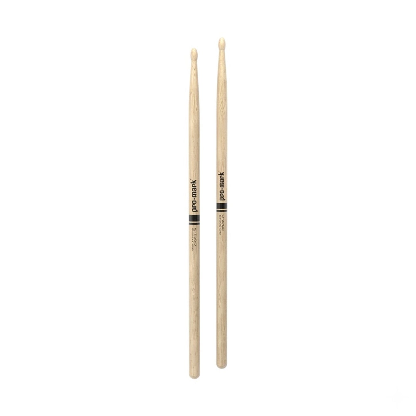 Promark PW7AW Oak 7A Shira Kashi Oak Drumsticks | Oval Wood Tip | Light & Short | Wooden