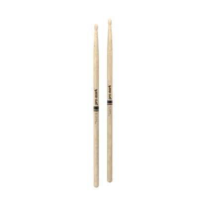 Promark PW7AW Oak 7A Shira Kashi Oak Drumsticks | Oval Wood Tip | Light & Short | Wooden