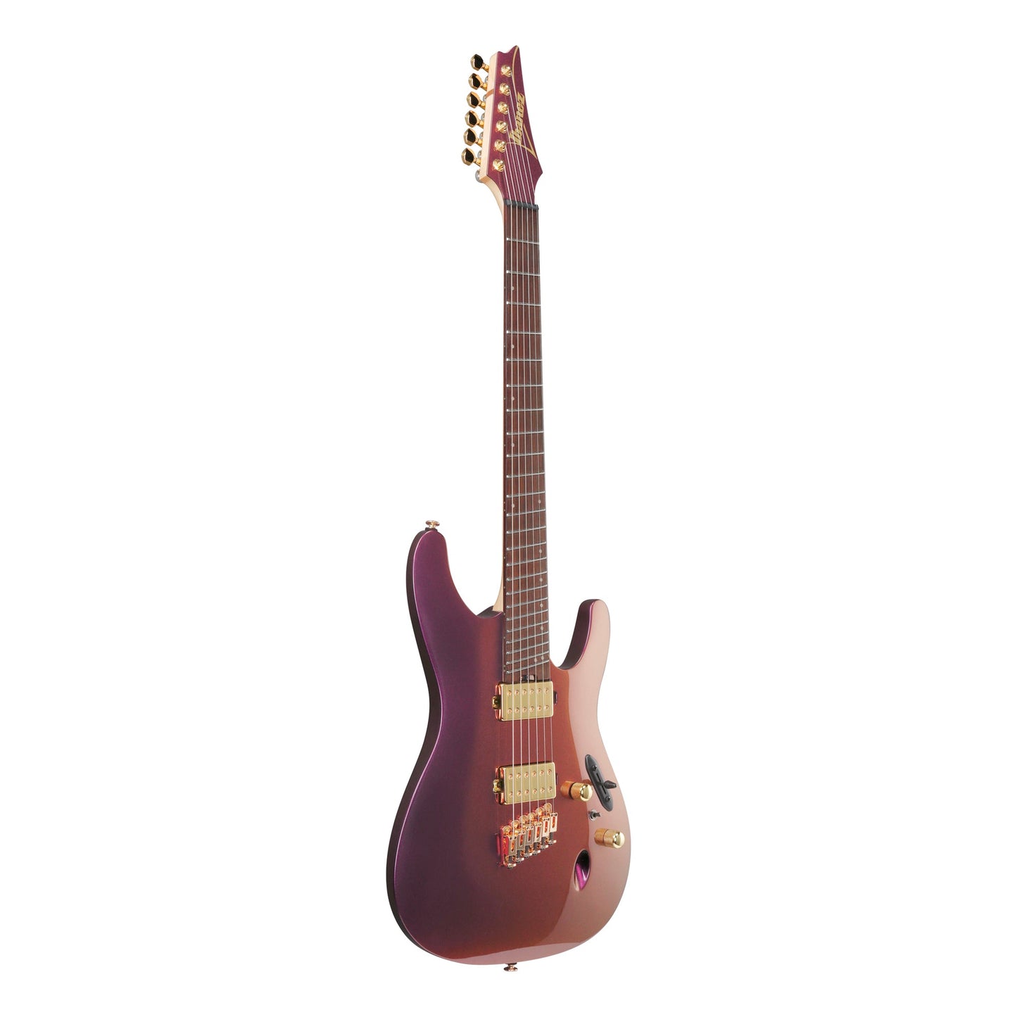 Ibanez SML721-RGC Multi-Scale Electric Guitar | Rose Gold Chameleon