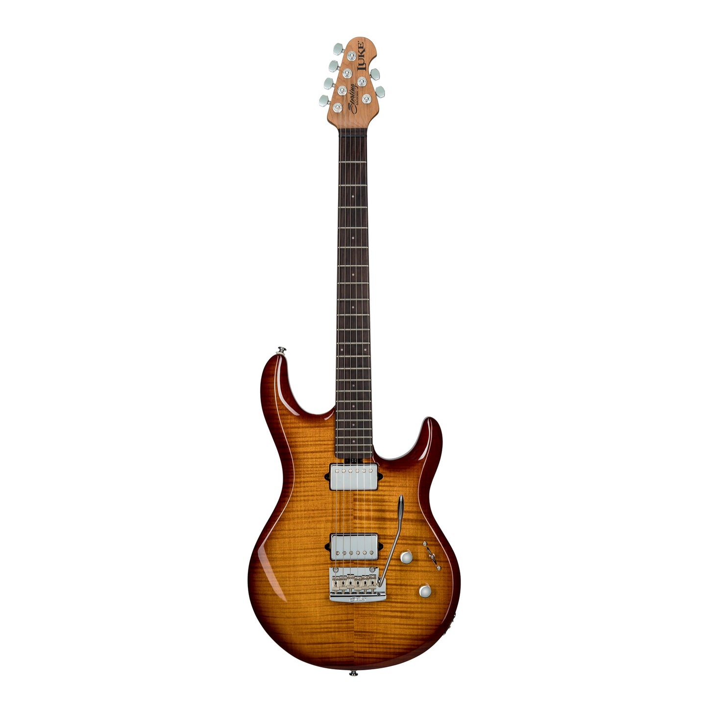 Sterling LK100-HZB – Steve Lukather 6-String Electric Guitar | Hazel Burst
