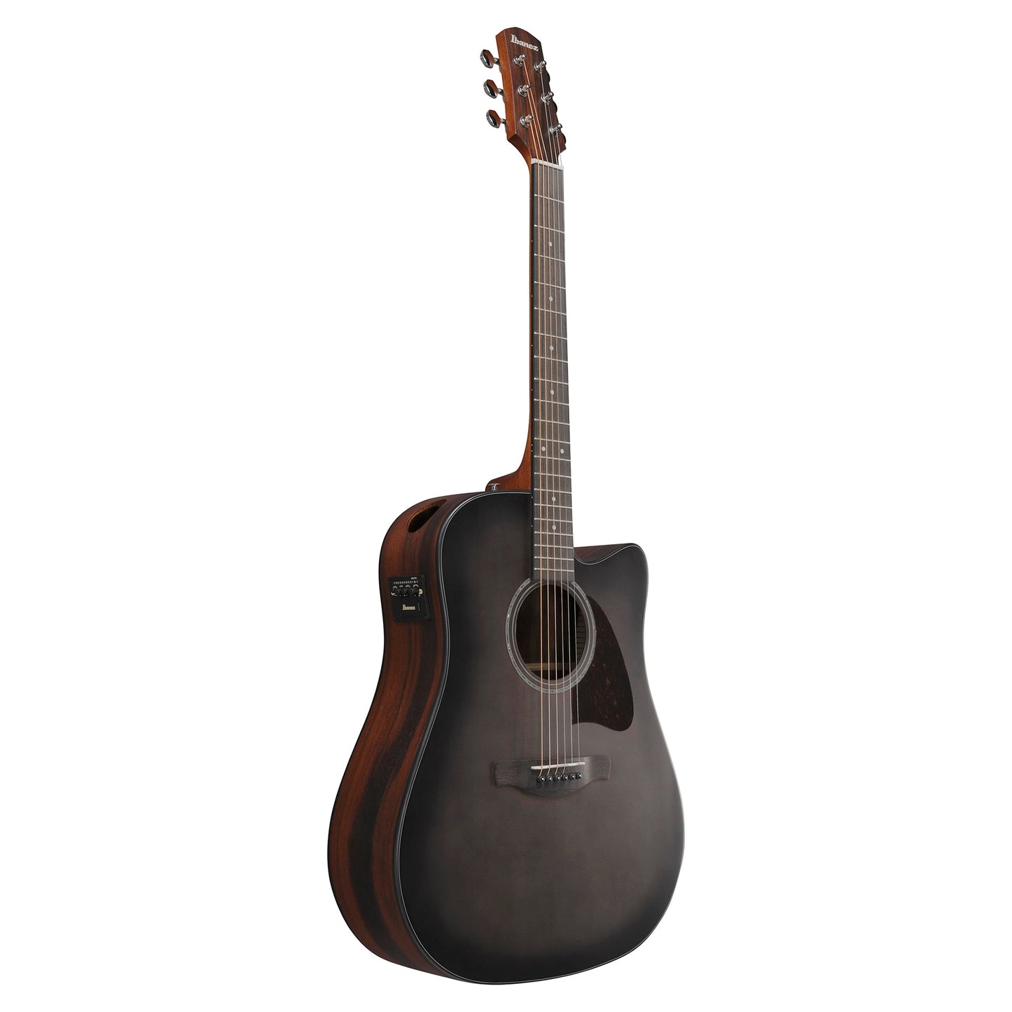 Ibanez AAD70CE-TBN - Acoustic Electric Guitar | Transparent Charcoal Burst