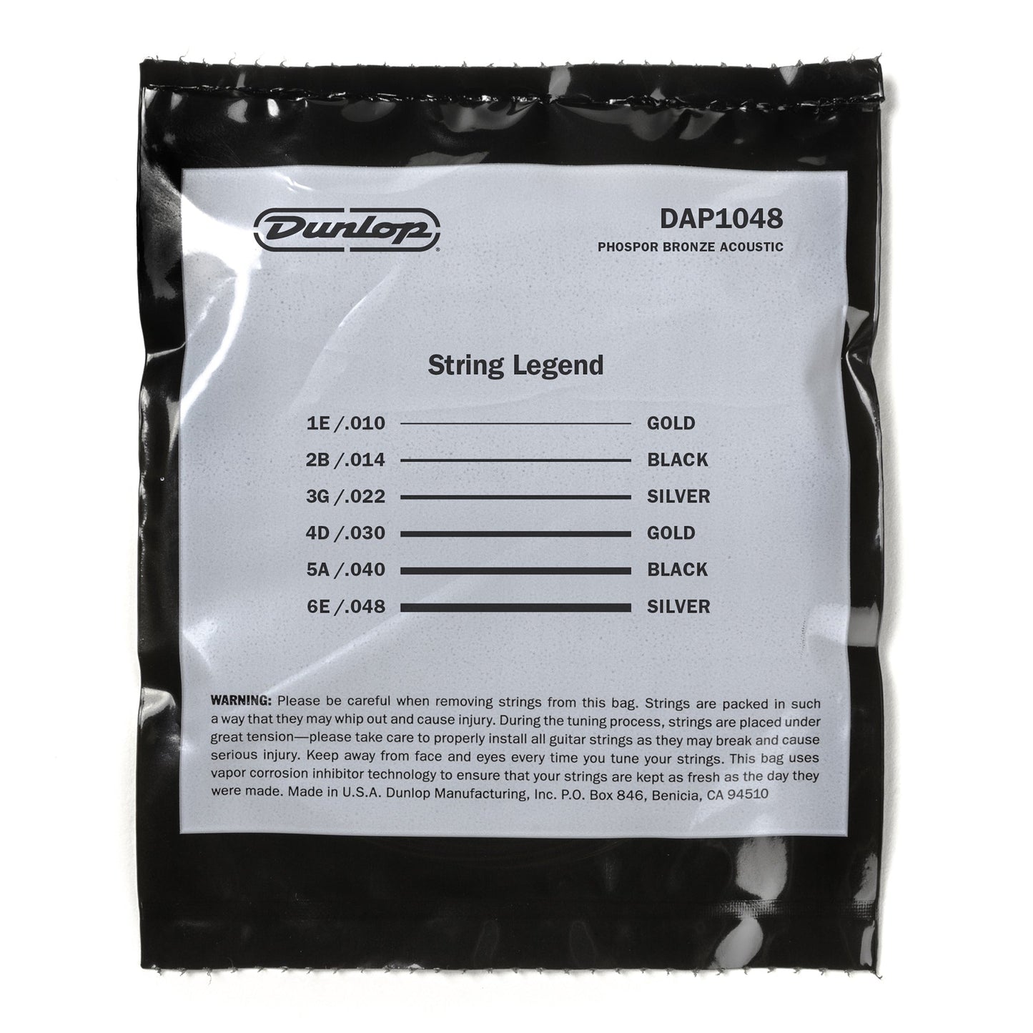 Dunlop DAP1048 Acoustic Guitar Strings 10-48