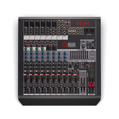 HH Elecrtonics Q12FX – 12-Channel Analogue Mixer